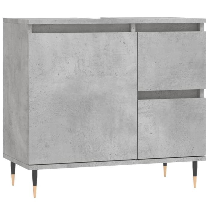 VidaXL Bathroom Cabinet Concrete Grey 65x33x60 Cm 831600