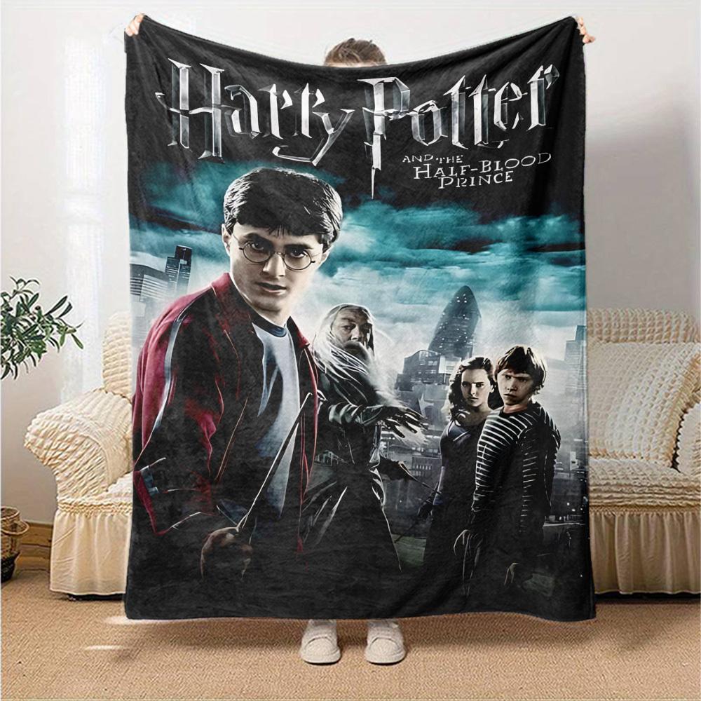 1pc Harry Potter Half-Blood Prince Flannel Blanket Soft Warm Throw for Home, Office, Travel, All-Season Cozy Bedding GiftL1251