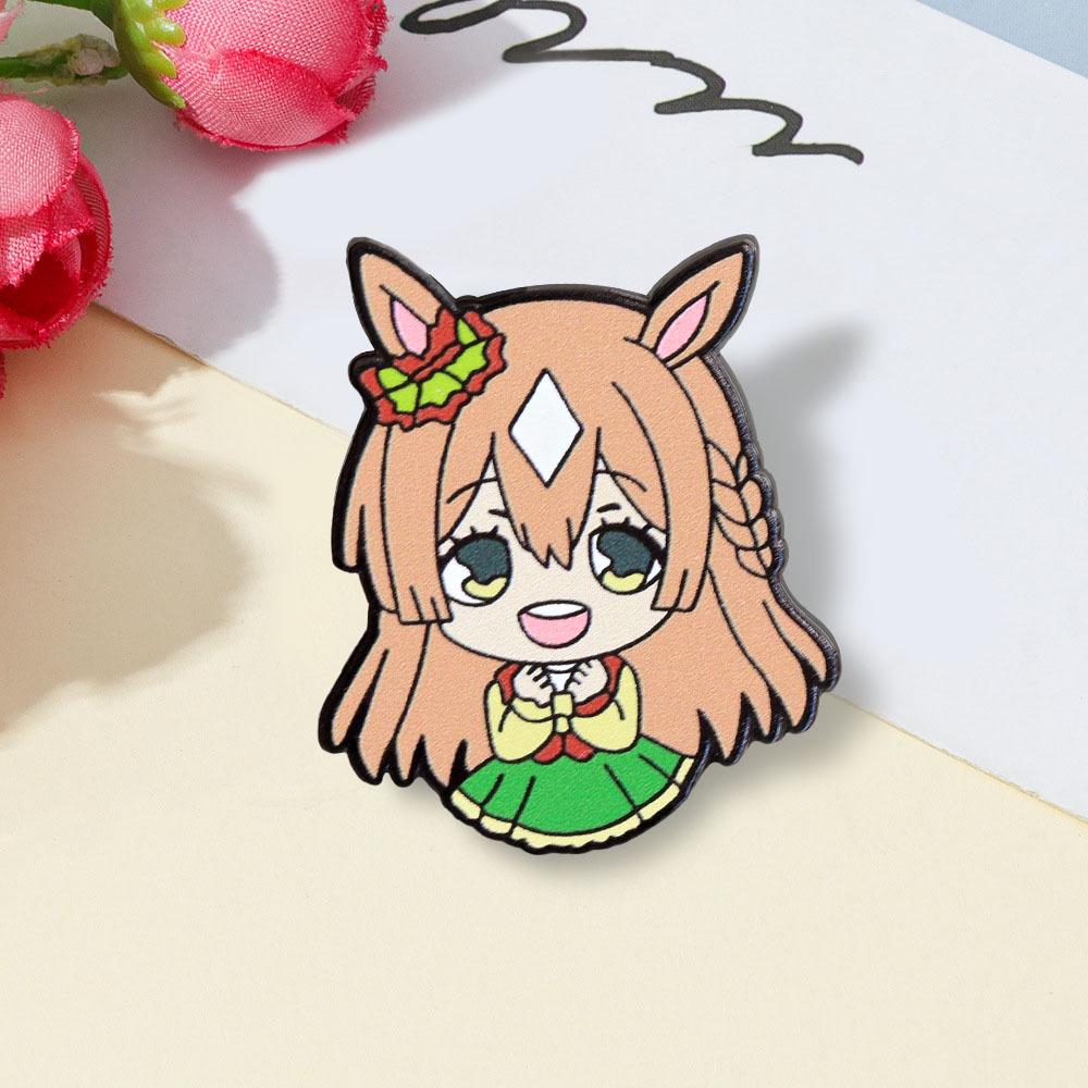 Creative Cartoon Game Character Brooch - Anime Badge for Backpack & Clothing - Stylish Gift for Friends