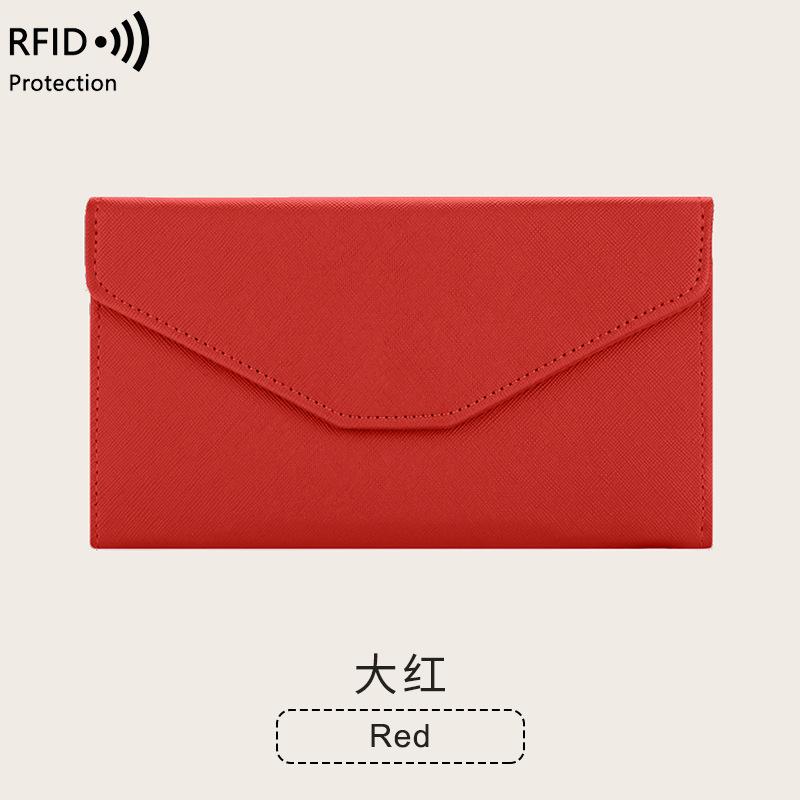 New anti-theft brush passport holder multi-functional ticket ID bag men's and women's travel passport bag