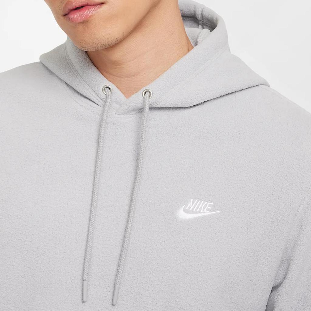 Nike Club Fleece Warm Comfortable Soft Breathable Hoodie Men hoodies Gray FZ0661-077