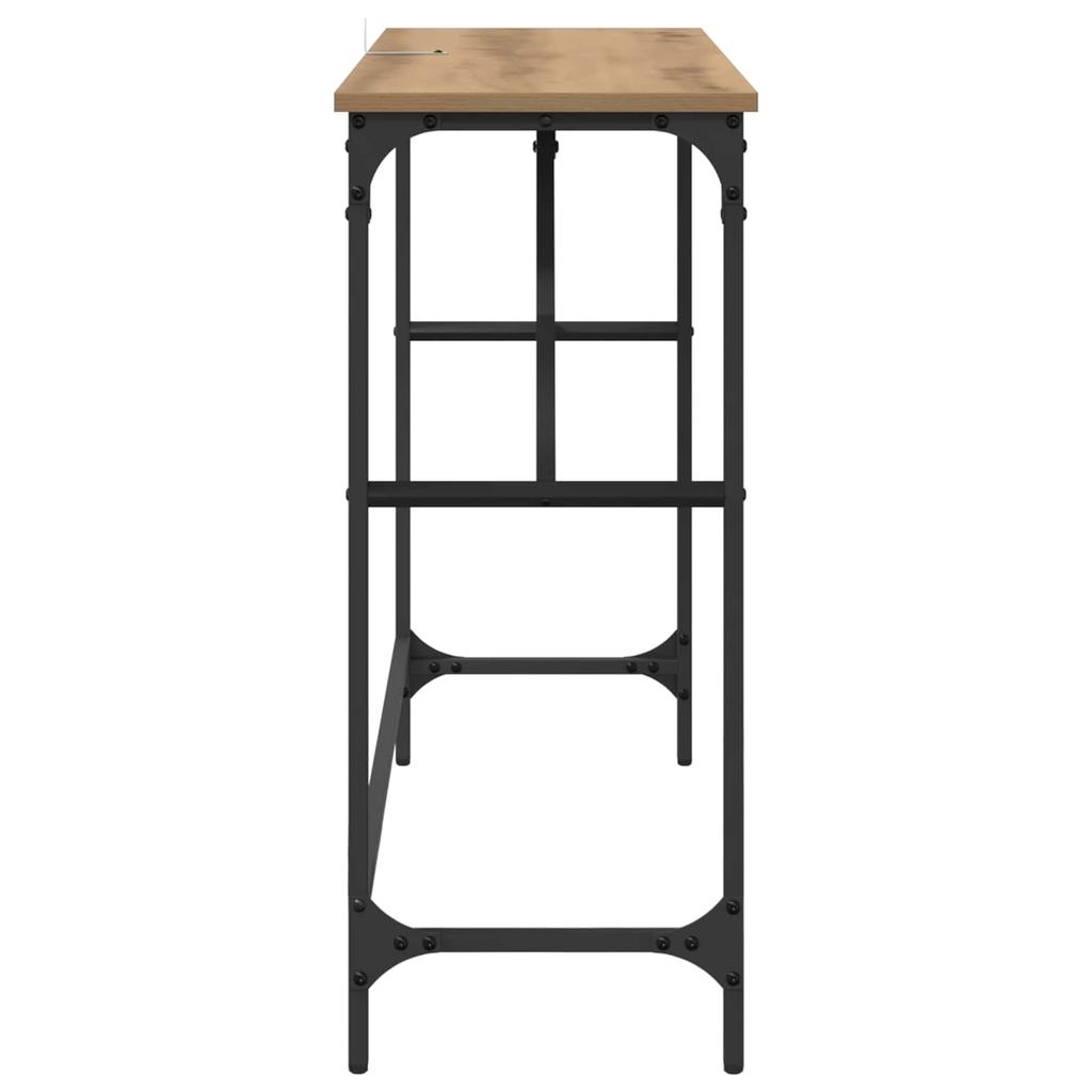 Artisan Oak Console Table 100 x 32 x 75 cm Engineered Wood