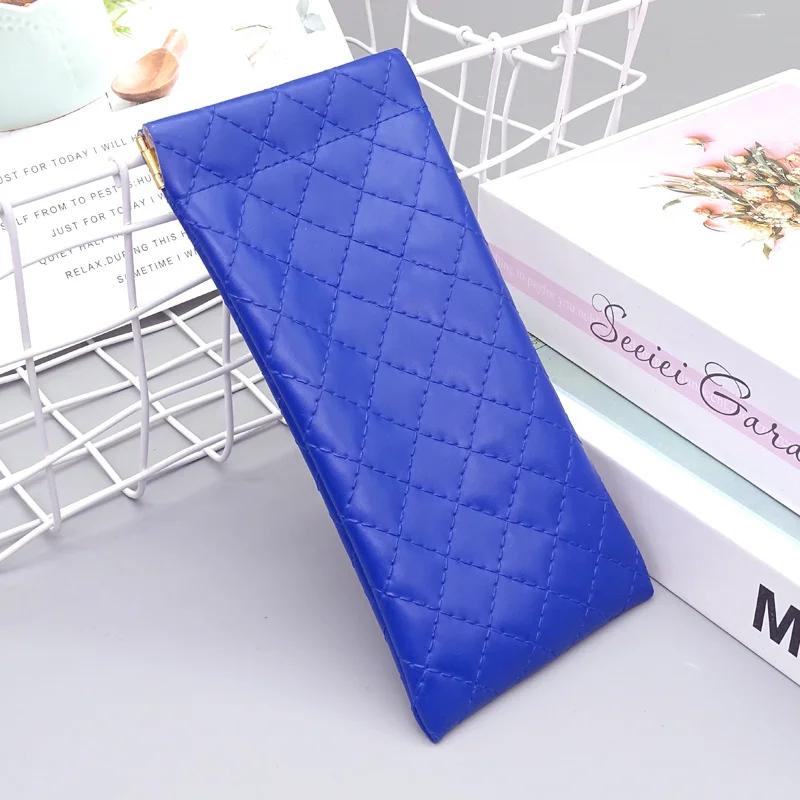 Fashion Pu Leather Sunglasses Bags Portable Soft Coins Lipsticks Storage Case Pouch High-Grade Waterproof Eyewear Mini Bag