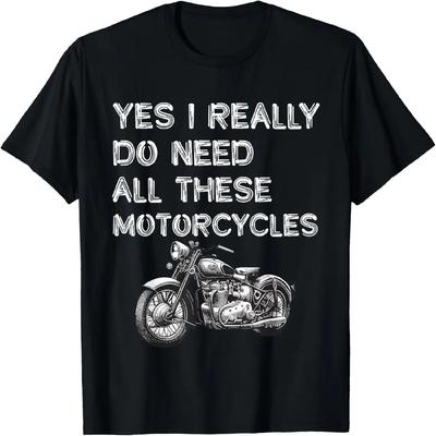 Ano, opravdu potřebuji všechny ty motorky vtipné garážové tričko