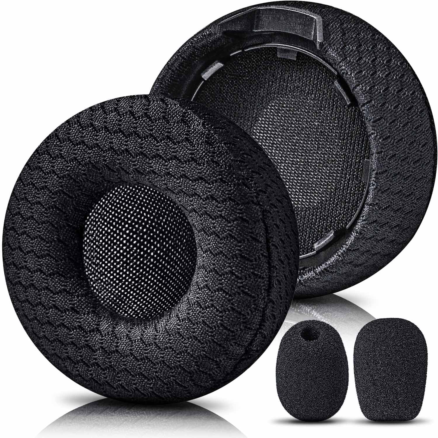 Engage 75 Earpads - Compatible with Engage 75/65 Headset I Breathable Mesh Replacement Ear Cushions with Microphone Foam - NOT FIT Engage Convertible