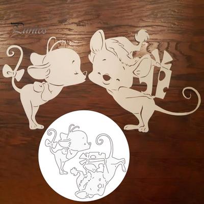 Fustella per fustellatura con motivo a topo, per scrapbooking, fai da te, stencil