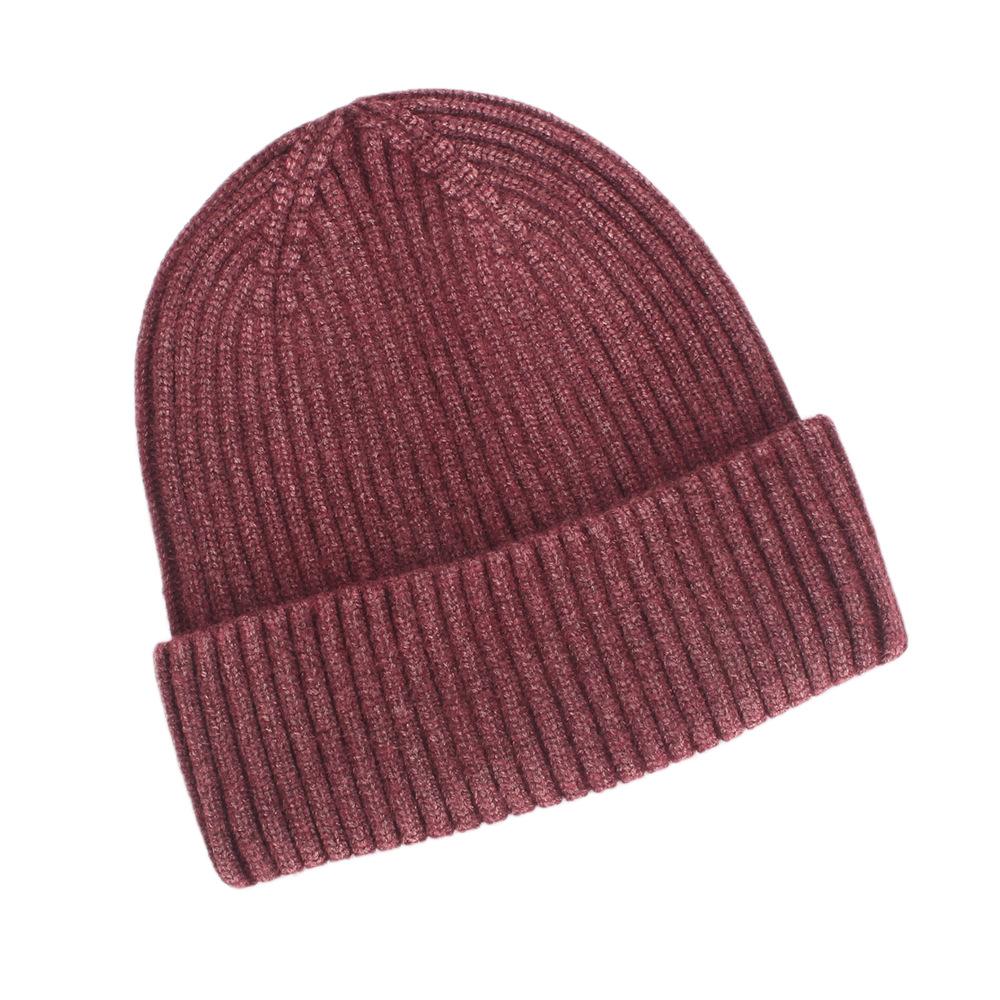 New graphite washed knitted hat women's brimless outdoor warm thickened men's wool hat European and American cycling hat