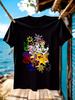Digimon Adventure Graphic Tshirt Vintage Anime Tee with D...