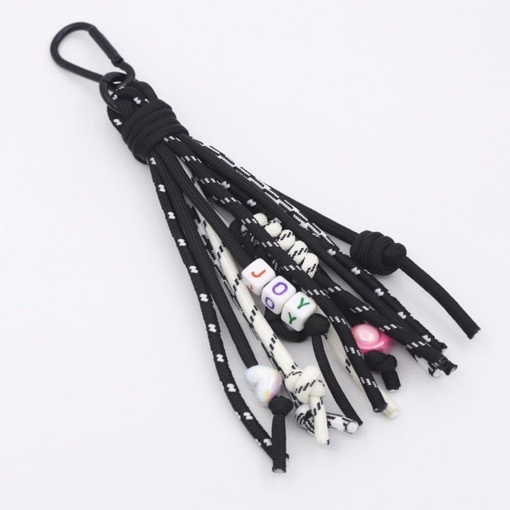 New Colorful Bag Charms Bohemian Style Braided Keychain Handmade Jewelr Bag Pendant Gift