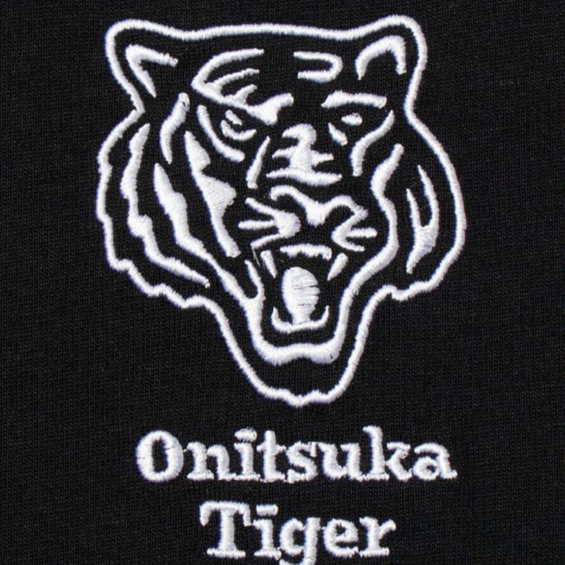 ONITSUKA TIGER FW24 Graphic Tee Series Brand Logo Outdoor Casual Sports Short Sleeve T-Shirt Men Tops Black 2183B405-001
