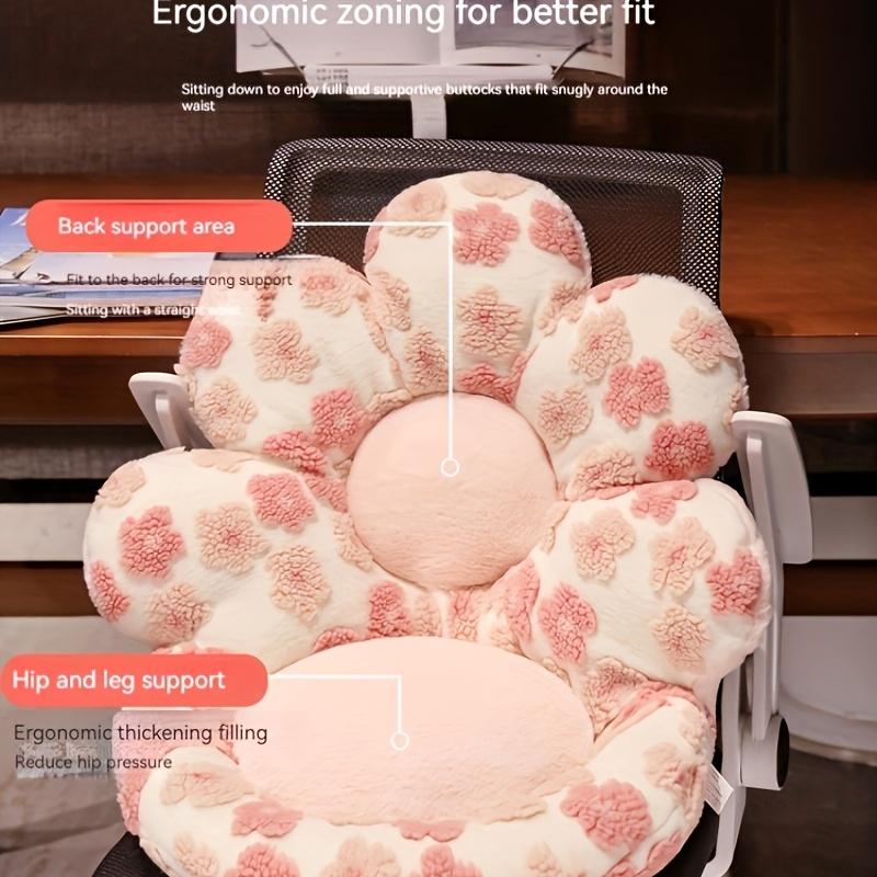 Ergonomic Sunflower Seat Cushion: Lightweight & Durable - Ultimate Comfort for Office, Car, and Home, Easy Maintenance