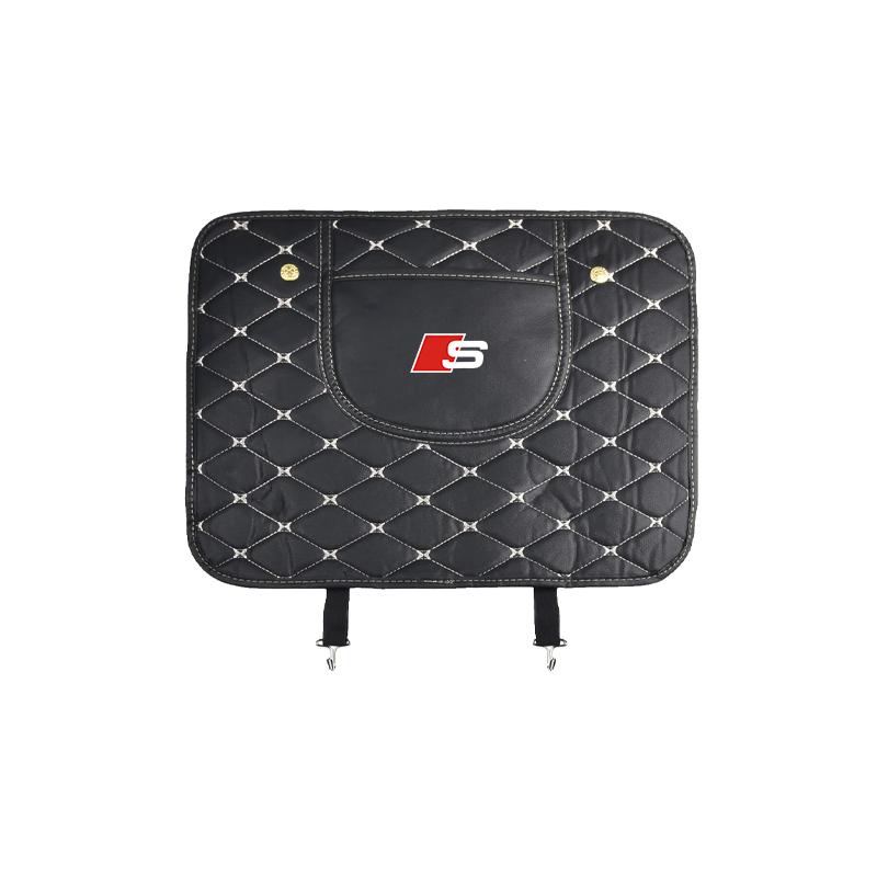Car Seat Back Storage Protective Pad Prevent Kick Mat for Audi C5 C6 C7 A4 B6 B8 B7 A6 A3 A5 Q3 Q5 Q7 8P S3 S5 S1 S4 S2 RS3 RS4 RS5 RS6 RS8