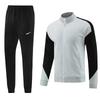 AJ Tracksuit Set Long Zip Football Training Suit No Team Men Women Sportswear
