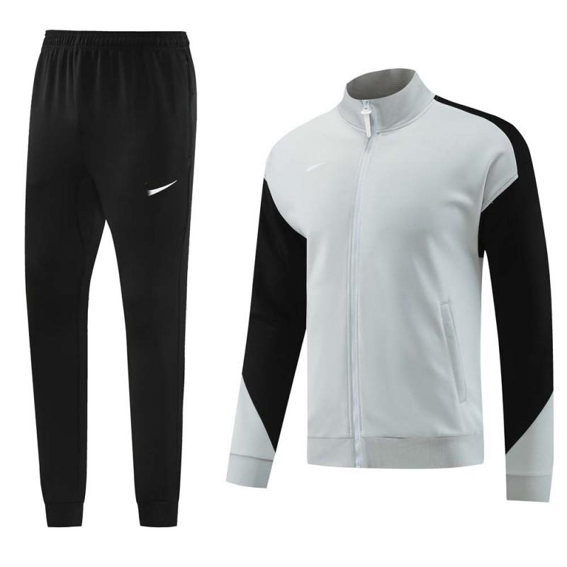 AJ Tracksuit Set Long Zip Football Training Suit No Team Men Women Sportswear