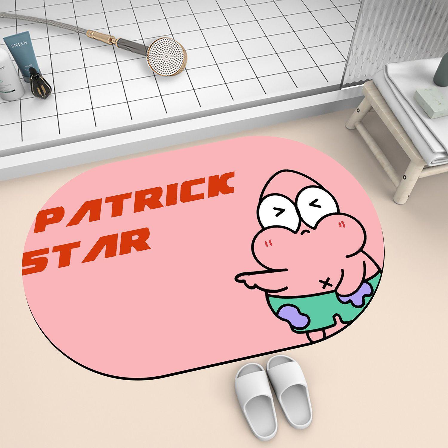 

Коврик для пола в ванной комнате, впитывающий грязь и диатомовую грязь, коврик для пола на дверь туалета, быстросохнущий, нескользящий коврик 40 * 60cm