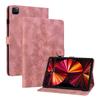 Pro Apple iPad Pro 12.9 (2021) (Také známý jako iPad Pro (12,9-palcový, 5. generace)).Pouzdro na tablet z PU kůže s nádherným květinovým embosovaným designem