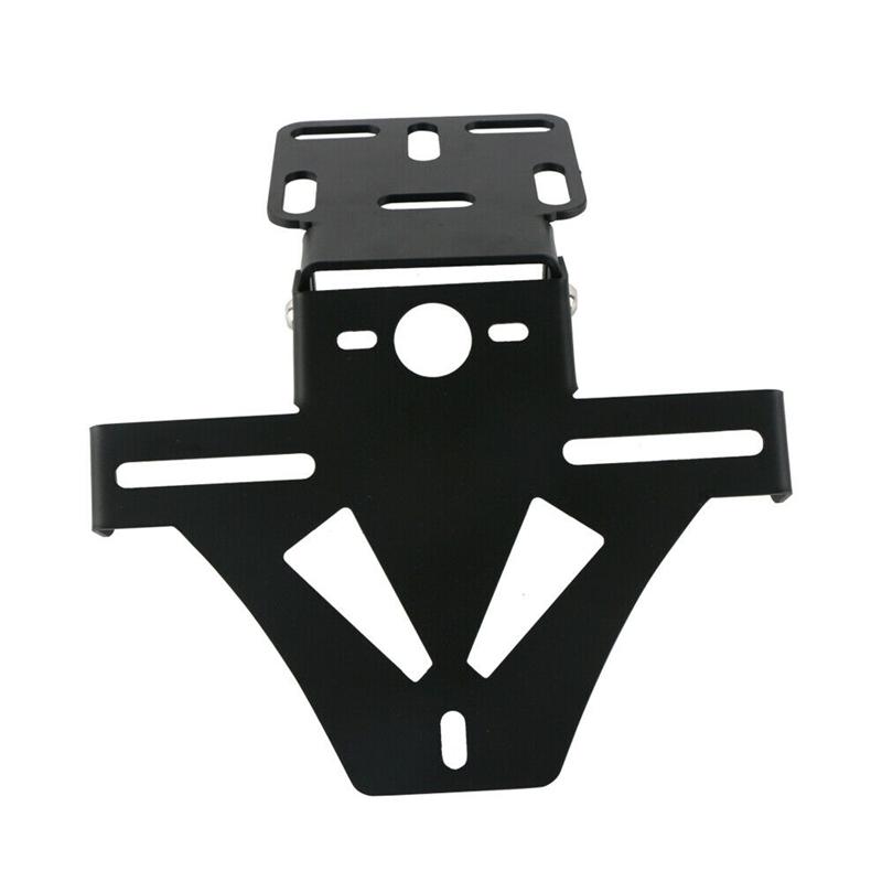 Motorcycle License Plate Mount Bracket Tail Rear Light Bracket Holder for ATV Dirt Bike Motorcycle Sport Street Bikes
