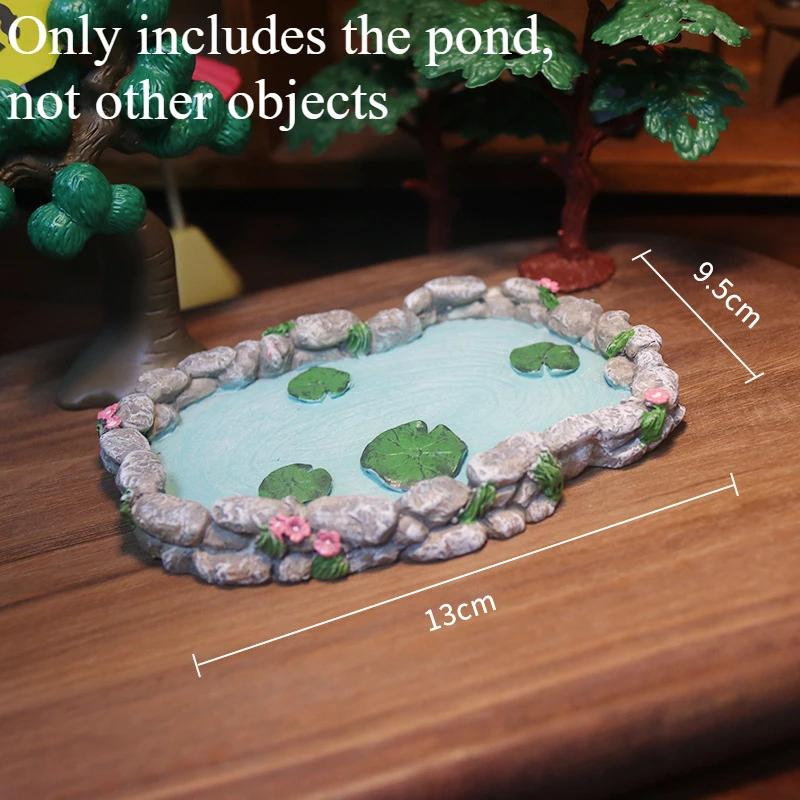 Creative Micro Landscape Gardening Garden Tree Stump Swing Decoration Ornament Resin Succulent Flowerpot Decoration Ornament