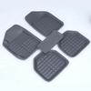 Universal RHD Car Floor Mats: Full Surround Silk Ring Embossed Leather