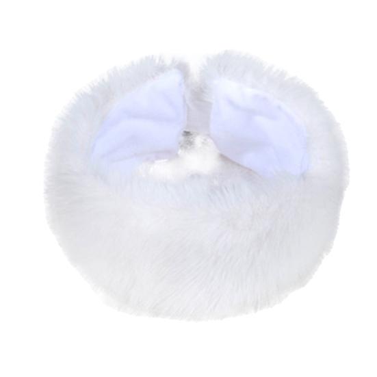 Damenhut Einfarbiges Design mit leerem Oberteil Wintermütze Winddicht Warm Kunstfuchsfellmütze Kaltwetter-Accessoires