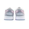 Jordan Air Jordan 1 Low top Vintage Basketball Shoes Women's Gray Pink White DC0774-105(Team652-AJ)