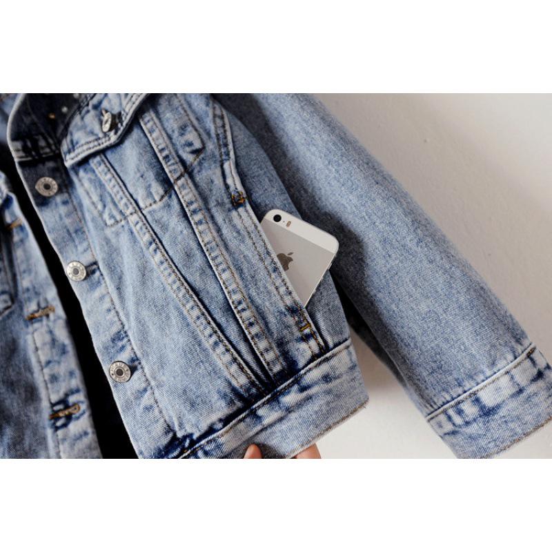 Giacca di Jeans Robusta con Perline per Donna - Capo di Moda Stile Europeo e Americano