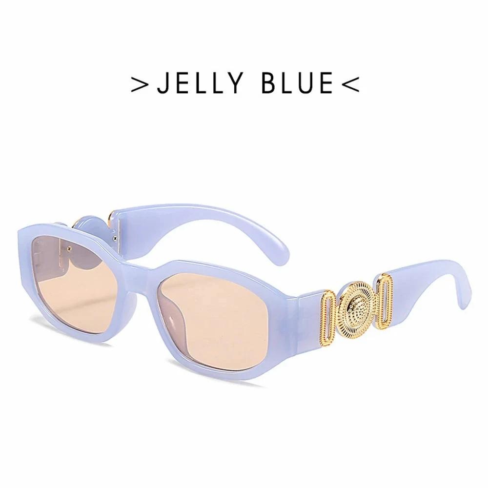 Xaybzc Fashion Brand Design Vintage Small Rectangle Sunglasses Women Retro Cutting Lens Gradient Square Sun Glasses Female Uv400