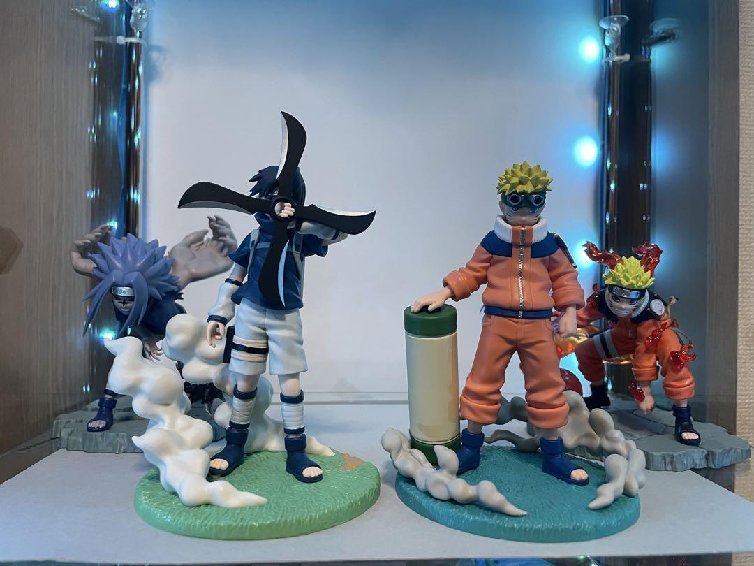 

[USED] NARUTO Memorable Saga Naruto and Sasuke 4-Piece Figure Set