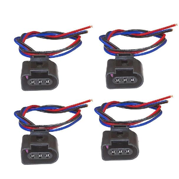 4 x Connector of Parking Aid Distance Sensor Front Rear For Volkswagen 2006-2010