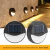 Solar Outdoor Step & Wall Lamp for Garden and Courtyard Decoration