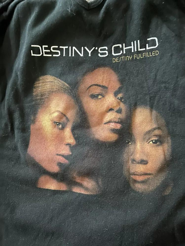 New Destiny Fulfilled Destiny s Child Black 100% Cotton  BT157 Unisex T-Shirt S