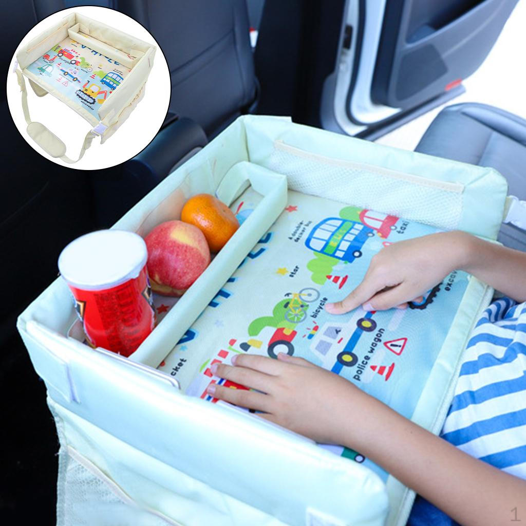 Für Kleinkinder Kinder Tablett Faltbar Reise Aktivität Schoß Reise Spiel Organizer Taschen Essen