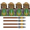 Středověký Vojenský Řím Válka Akční Figurky Armádní Figurky Stavební Kostky Helma Zbraně Příslušenství Děti na Hračky Dárky