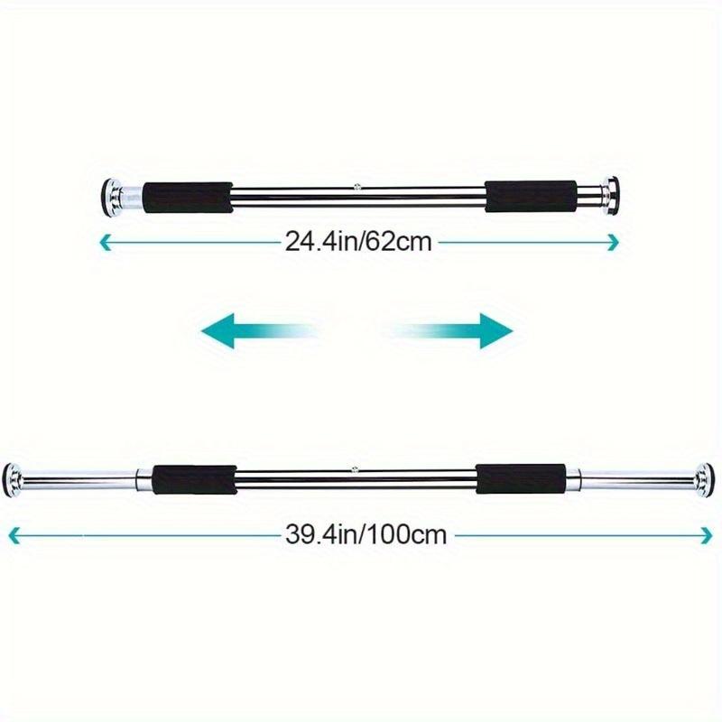 Non Drilling Installation Rod - Adjustable Indoor Rod Device with Door Frame Fixation, Extendable Rod Trainer Suitable for Home Gym and Office