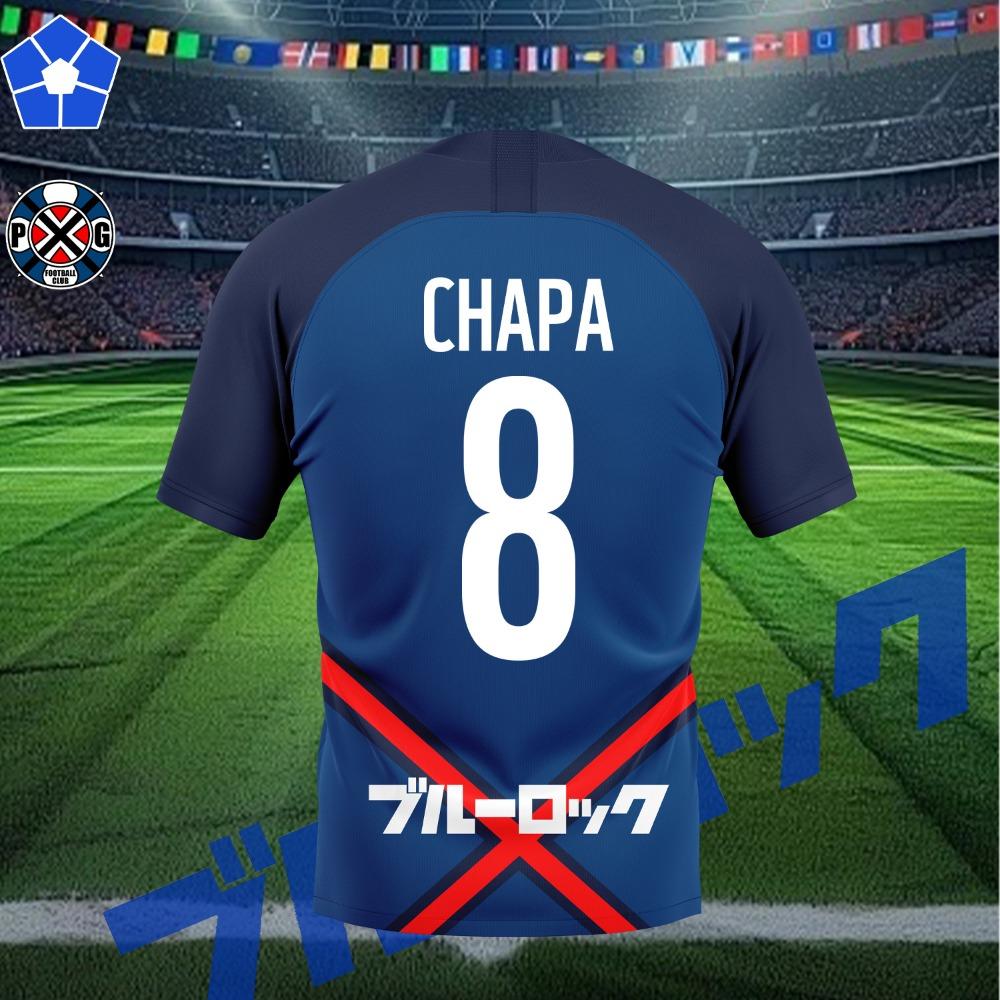 P.X.G Blue Lock Tee Anime Paris X Gen Jersey Football Uniform No.9 Rin Shidou Cosplay T Shirts Casual Sports Custom Name Tops