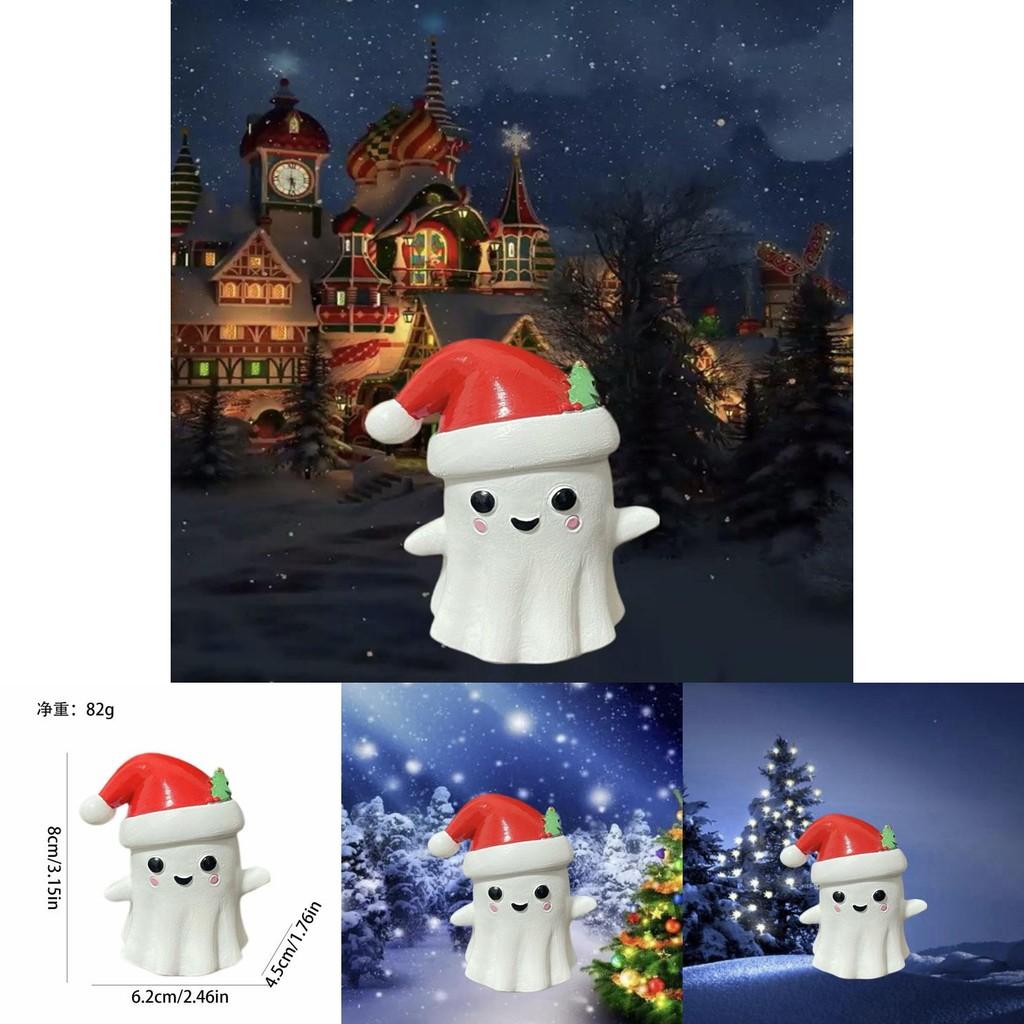 Mini Weihnachts-Hut Geist Harz Handwerk Dekoration Perfekt für Halloween und Weihnachtsgeschenke