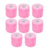 8pcs Self Adhesive Bandage Wraps Breathable High Elasticity Cohesive Bandage Wraps for Sports Pink 5cmx4.5m 8pcs