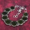 Moldavite Necklace, 925 Solid Sterling Silver Jewelry, Gemstone Necklace, Gift For Her Handmade Dainty Jewelry