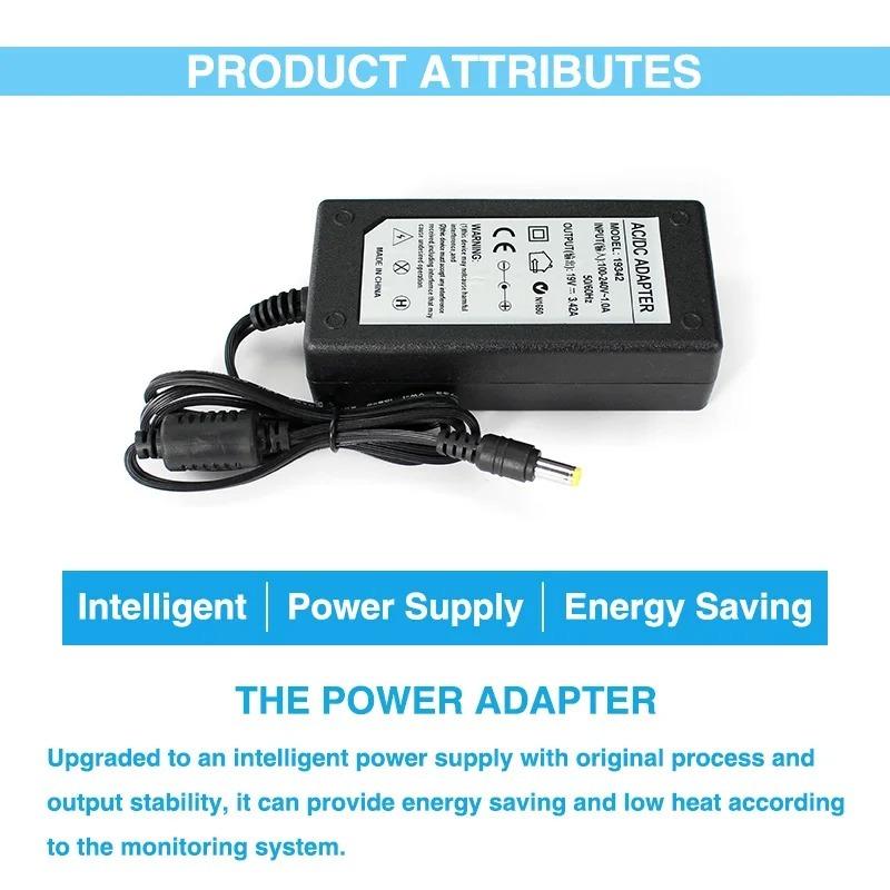 19V DC Power Supply Adapter 3.42A 4.74A Universal AC To DC Charger Lighting Transformer Adapter For LED Light Strip Laptop EU US