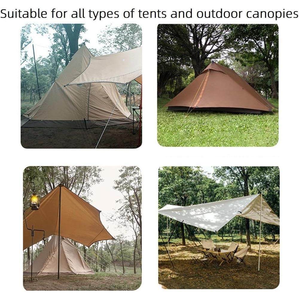 10Pcs 25mm Stainless Steel Outdoor Tent Canopy Triangle Buckle Hook Wind Rope Buckle Rope Sunshade Buckle Hook Adjustment Fixing