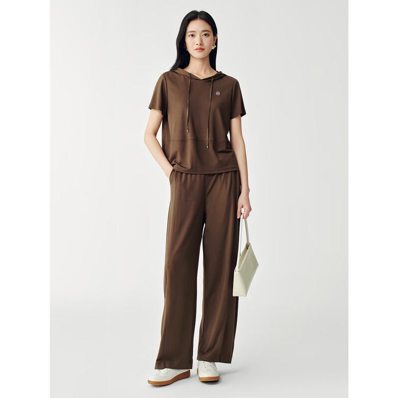 JUZUI Women's Relaxed Straight-Leg Casual Pants