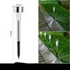 Stainless Steel LED Tube Path Lights (6-Pack, White)