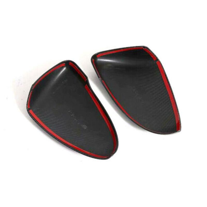 For KIA K3 Cerato Forte 2019-2025 ABS Auto Car Styling Body Side Door Rearview Mirror Cover Cap Horns Shell Housing Sticker Trim