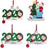 Colorful 2020 Christmas Tree Ornament Quarantine Family Xmas Lockdown Decoration For Lasting Memories