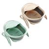 Foldable Footbath Basin Roll Wheel Lid, Foot Soaking Bucket, Folding Foot Tub for Soaking ,SPA, Foot Relaxation