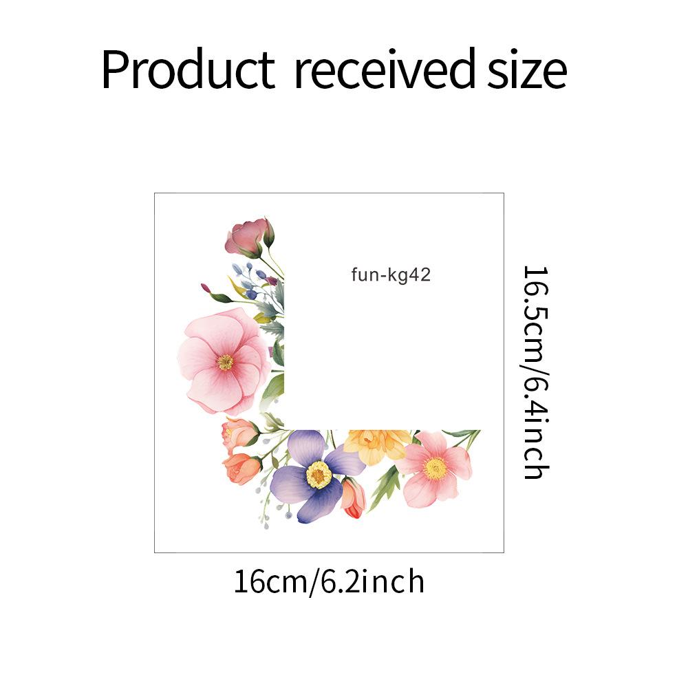 Aquarell Blume Blatt Schalter Befestigt Am Wohnzimmer Veranda Heimdekoration Wandaufkleber