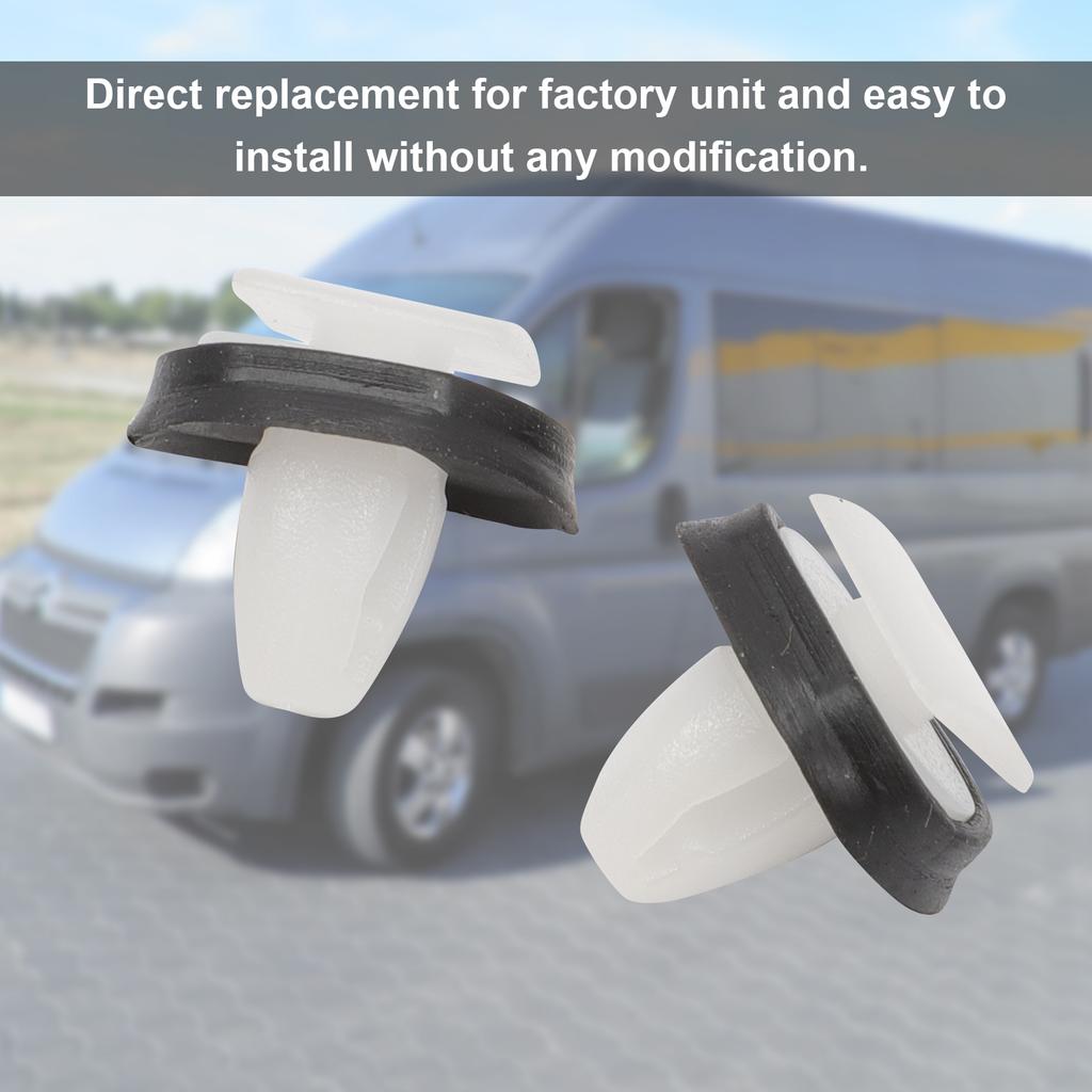 100 Stück Autotürverkleidungsclips für Fiat Ducato Boxer, Halterungssatz, Türverkleidungs-Montageclips, Türclips, Stoßstangenclips 856543 71728806
