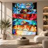 Decorative Tapestry,Naruto Printed Wall Art, Lightweight Wall Hanging For Bedroom Background