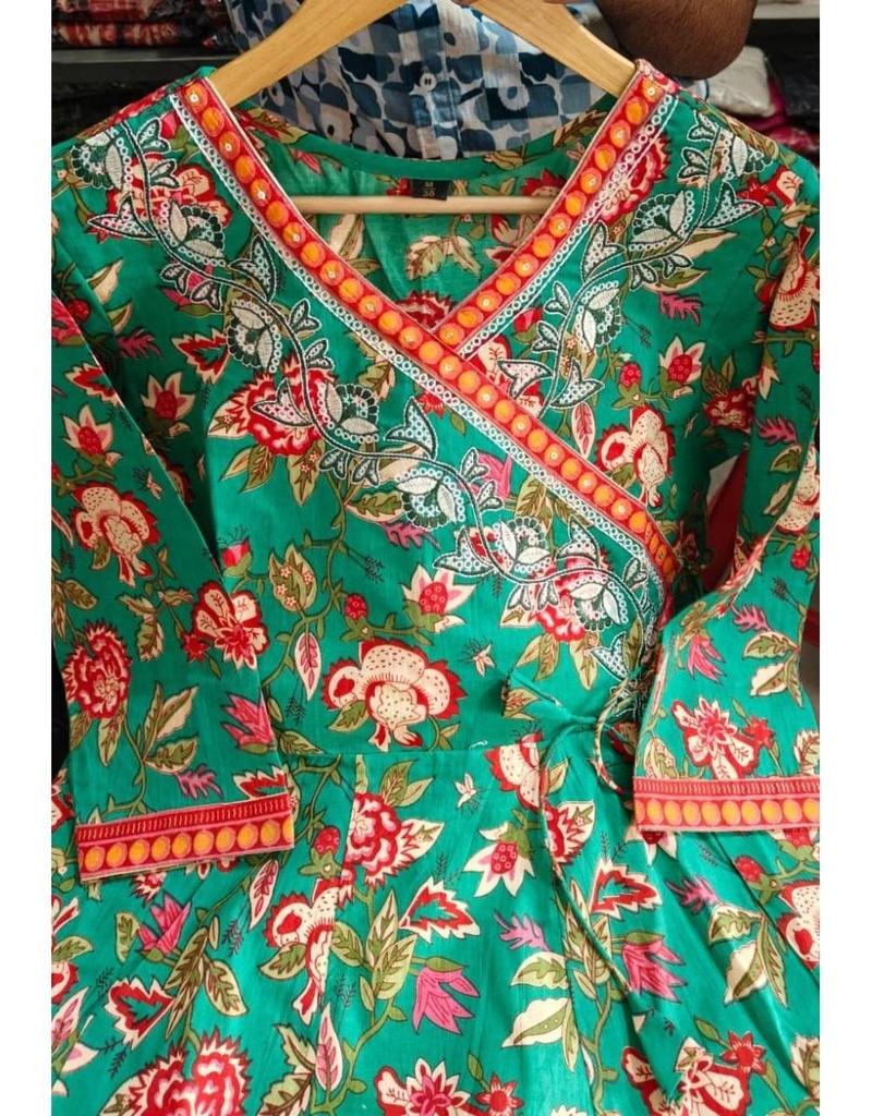 Women Designer Kurta Pant Dupatta Set Indian Bollywood Top Tunic Kurti Salwar Suit Dress