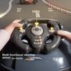Children's Racing Game Console, Fun Obstacle Avoidance and Level Adventure, Educational Steering Wheel Toy Tabletop Game